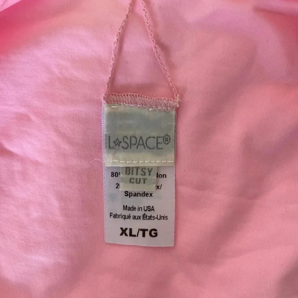 L*Space Tommy pink high waisted bikini bottom - Picture 6 of 9